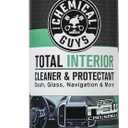 Chemical Guys Total Interior Cleaner & Protectant - New Car Scent, Car Cleaning Spray, Cleans and Protects Leather, Vinyl, Plastic, Rubber, and Glass, Safe for Trucks, SUVs, Jeeps, RVs & More - 16 oz