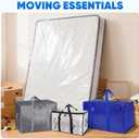 TICONN 2PK Plastic Mattress Bag for Moving Storage, Waterproof Mattress Protector Cover, Heavy-Duty Mattress Moving Supplies (4 mil, Queen)