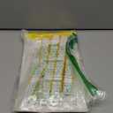 LRCXL 12PCS Party Hanging Paper Fans Set, Fiesta Round Pattern Paper Garlands Decoration Party Supplies for New Year Baby Shower Birthday Wedding Graduation Events Accessories(Yellow)