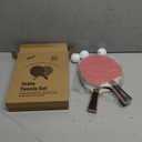 Ping Pong Paddles with Balls - Better Control & Sticky Inverted Rubber - Table Tennis Paddles Set for Indoor & Outdoor Games