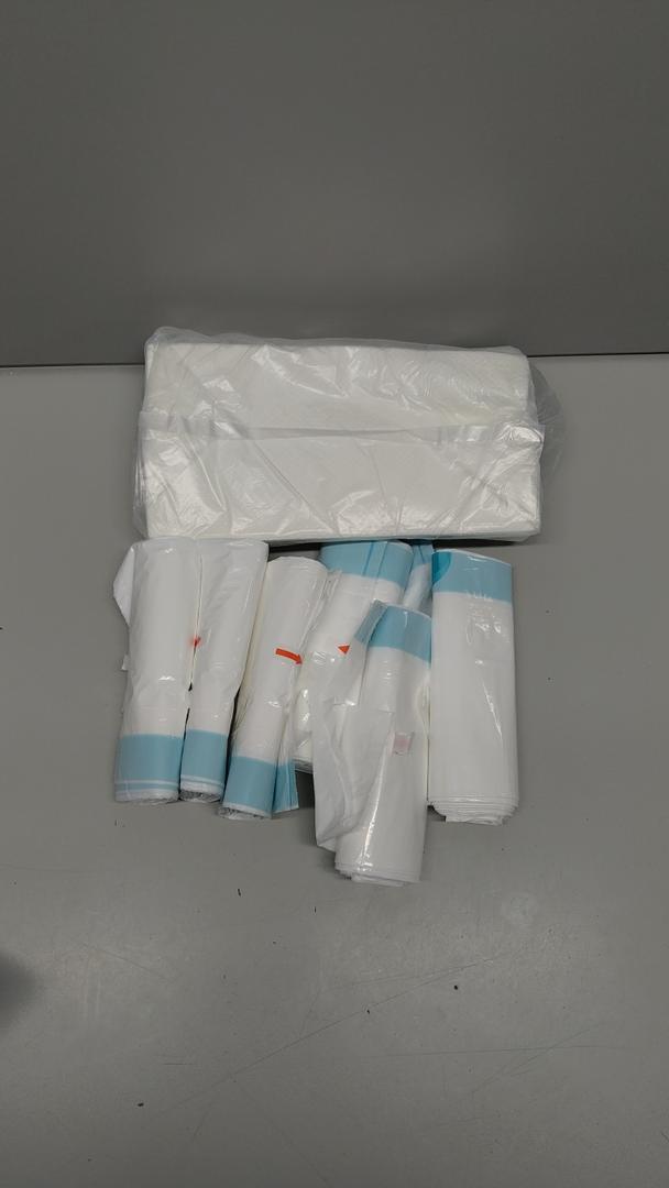 60 Commode Liners with Absorbent Pads, 60 Bedside Commode Liners and 60 Pads for Commode Bucket, Disposable Commode Bags for Adults, Portable LeakProof Potty Chair Liners (21 * 16in60+60)