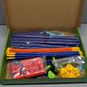 2 Pack Kids Bow and Arrow Set with LED Flash Lights, 14 Suction Cup Arrows and Fluorescence Standing Target-Perfect Indoor and Outdoor Game Archery Set Toy Gift for 4 5 6 7 8-12 Year Old Boys (Purple and Green)