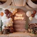 2 x Wood Arch Backdrop Cover 6.6ft,Stretch Spandex Wrinkle Free Rustic Wood Grain Chiara Arch Backdrop Cover, Vintage Arch Background for Wedding Photography, Baby Shower Birthday Party (Cover Only)