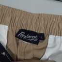 Pembrook Men's Adaptive Pants for Seniors - Elastic Waist with Zipper and Button | Senior Tan Pants, L