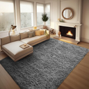 Ophanie 8x10 Area Rugs for Living Room, Upgrade Non-Slip Fluffy Soft Large Shag Bedroom Carpet, Grey Big Indoor Thick Nursery Rug, Gray Carpets for Boy and Girls Room Dorm Home Decor Aesthetic