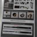 71" Tall Arched Kitchen Pantry, Modern Fluted Wood Storage Cabinet with Doors, Adjustable Shelves, Organizer, Versatile Cupboard for Kitchen, Living Room, Dining Room, Bathroom, Walnut