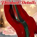 Large Red Velvet Christmas Ribbon Bow Sash for Wreath 12" x 24" Classic Xmas Tree Topper Bow Ribbons Bundle Giant Holiday Ornaments Decor for Winter Front Door Wall Window Indoor Outdoor (Red and Green)