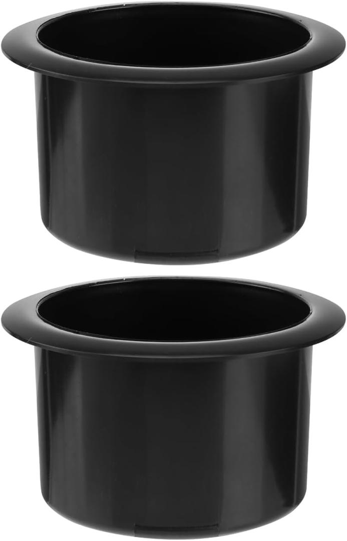Angoily Sofa Cup Holder Insert for Recliner Chairs Spill-Resistant Plastic Replacement Cup Holder for Business Car Rv Truck and Home Use Easy Installation Black