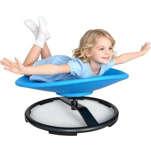 HBTower Spinning Sensory Chair for Autistic Kids & Teens, 220LBS Capacity | Ages 3+,Sensory Swivel Seat for ADHD, Focus & Body Balance Support,Sensory Toy Gifts for Indoor & Outdoor,Stable Base,Blue