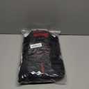 Mens Dress Shirt Long Sleeve Casual Button Down Shirt Wrinkle Free Formal Business Inner Collar Contrast Shirts (Medium, Black Red)