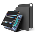 Elago Magnetic Folio Case for iPad Pro 13 inch Cover (M5, M4) - Back Plate can be Attached to Metal Materials, Wake/Sleep functionality, Compatible with Apple Pencil 2 [Dark Grey]
