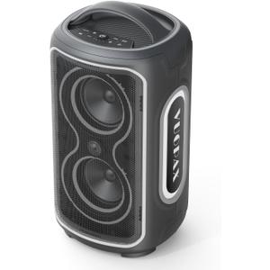 Large Bluetooth Speaker, 240W Peak Power Portable Party Speakers Bluetooth Wireless, 24H Playtime,Fast Charge,Bass Boost,RGB Lights,TWS, IP65 Waterproof Outdoor Speaker for Party, Beach,Camping