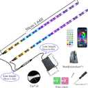 2 Strip Electric LED Bicycle Scooter Lights Night Cycling Colorful Lamp Waterproof Safety Skateboard Scooter Lights