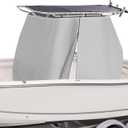 T-Top Center Console Cover for Boat, Universal 600D Heavy Duty Waterproof Tear-Resistant Polyester T Top Boat Cover Protecting Boat Center Console and Helm Seat Trailerable (L:86" L 47" W 72" H)