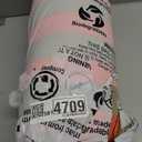 Creative Co-Op Cotton Velvet and Jute Bolster Pillow with Stripes, Pink and Grey