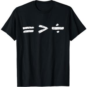 Equality is Better Than Division Equal Rights Math Symbol T-Shirt, M