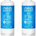 AQUA CREST DA97-17376B Replacement for Samsung® DA97-08006C, HAF-QIN/EXP, RS27T5200SR, RF28T5001SR, RF24R7201SR, RF28R6201SR, AQF-FF45, Refrigerator Water Filter, 1 Pack