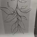 HSCFWYLN Canvas Painting Poster and Print Pictures Neutral Beige Botanical Line Leaf Prints Living Room and Bedroom Home Decoration 16x24inch Wood Frame