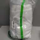 KOUFALL White Shower Curain 90 Inches Long for Bathroom,Fabric Extra Long Shower Curtain Liner Set with Hooks