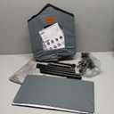 Insulated Cat Shelter Weatherproof Outdoor Cat House with Self-Warming Insulation Raised Bottom and Waterproof Roof for All-Season Protection (Grey, Medium)