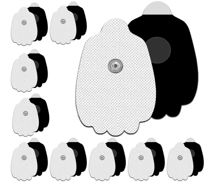 TENS Unit Electrode Pads NURSAL 20 Pack 3.5mm Snap EMS Replacement Pads for Electrotherapy Reuse More Than 30 Times, Compatible with MEDVICE,Belifu TENS Machine