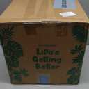 LE TAUCI 12 Inch Pots for Plants, Ceramic Large Planters for Indoor Plants, Indoor Plant Pots for Home Garden Patio Office, Planter Pots with Drainage Hole and Rubber Plug, Neutral Gray