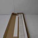 LOTUS & WINDOWARE Cordless 2-inchFaux Wood Blind 45" Wide x 48" Long,(Soft White-Antique White),Smooth, Room Darkening, Horizontal Blinds for Living Room, Bedroom, Interior Door Windows - 45 x 48, Sof