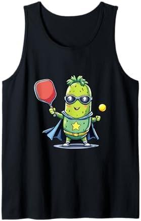 Cute Pickleball Super Hero Player Superhero Tank Top,M Cute Pickleball Super Hero Player Superhero Tank Top,M