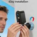 KKB 4G LTE Cellular Security Cameras Wireless Outdoor, Magnetic Mount, 2K No WiFi Security Camera Indoor Battery Powered Built-in SIM, Off-Grid Camera Without Internet, Night Vision, AI Detection
