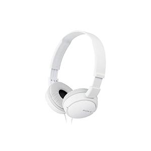 Sony ZX Series Wired On-Ear Headphones, White MDR-ZX110