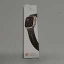 Bandletic Compatible with Apple Watch Ultra Bands for Men 49mm - Comfortable Magnetic Strap with Secure Buckle for iWatch Band Ultra 49mm 46mm 45mm 44mm 42mm Series 11/10/9/8-1 SE3, Space Gray/Orange