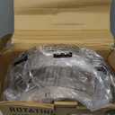 Makeup Organizer for Vanity,360 Rotating Large Skincare Make Up Storage Perfume Organizers Cosmetic Dresser Organizer Countertop Organizer with Extra Hooks DIY Stickers for Bathroom