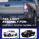 AUTOONE For Toyota Tacoma Tail Lights Assembly, Tail Lamp Assembly Fit for 2005-2015 Tacoma Pickup Rear Factory OEM Passenger Side, With Single LED Bulbs