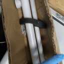 Heavy Duty Double Curtain Rods With Cylindrical Cap Finials 36 to 72" Telescoping 1 Inch Diameter Front and 5/8 Inch Diameter Back Window Drapery Rod, Matte White