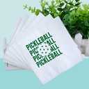 Funny Pickleball Quote Cocktail Napkins 50Pcs Pickleball Paper Disposable Napkins for Pickleball Players Party Table Decorations 5 x 5 Two-ply (Pickleball Pickleball)