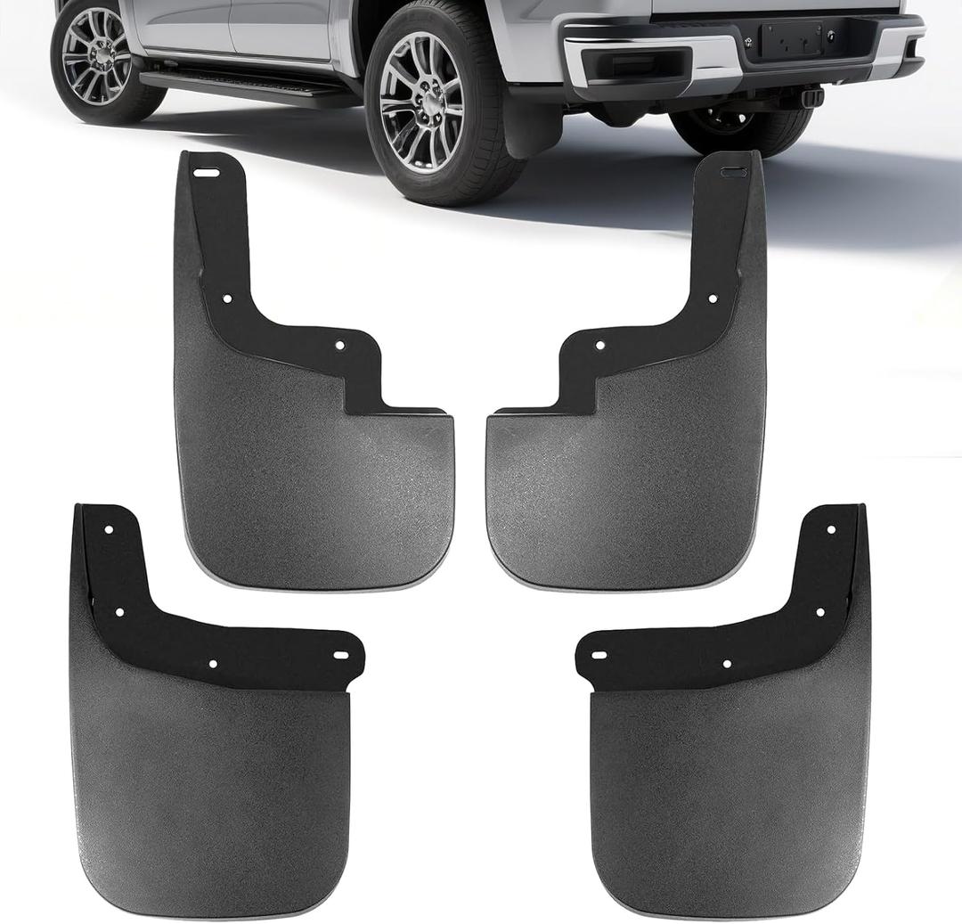 Mud Flaps for Trucks, 2015-2022 Chevy Colorado No Drill Mud Guards with Fender Flares, Heavy Duty 4PC Splash Guards, OEM Fit,Suitable for Vehicles Without Wheel Eyebrow