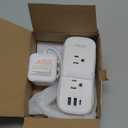 VYLEE Universal Travel Adapter with 6FT Extension Cord, International Power Adapter for Europe UK US AU, Cruise Ship Essentials with 2 AC Outlets & 3 USB Ports USB-C, Travel Plug Adapter Worldwide
