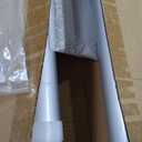 Wall Mounted Folding Ladder with Handrails, Pull Down System Attic Stairs, Telescopic Attic Ladder, Applicable Height 9.6-10ft, Attic, Basement, Warehouse, Passage Folding Stair (Black, 12 Steps)