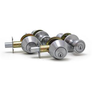 Lewis Hyman 1738002 Atlas Home Security Door Lock Kit, Satin Nickel