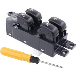 MOTOKU Front Driver Side Window Switch for Hyundai Santa Fe 2001-2006
