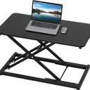 Height Adjustable Standing Desk Converter,Computer Keyboard Stand for Desktop,Keyboard Riser for Stand Up Desk Riser,Computer Workstations for Laptop and Single Monitor Office Use,Size 23.6 Inch