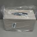 Sumnacon Tissue Box Cover Rectangular Tissue Box Holder Linen Tissue Box with Magnetic Bottom Decorative Beige Tissue Box for Bathroom Toilet Living Room Table Desk Office Car, Large