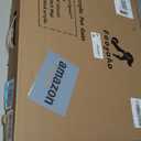 Clear Acrylic Freestanding Dog Gates for The House  Folding 3-Panel Pet Gates for Doorways, Indoor Stairs, and Hallways, Transparent Barrier for Dogs, Puppies, and Cats