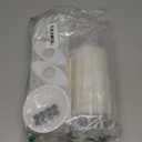 Irenare Unity Candles with Holder for Wedding Ceremony Wedding Decortions Accessories Glass Candle Holder Pillar Candle for Formal Events Church(Stylish Style)