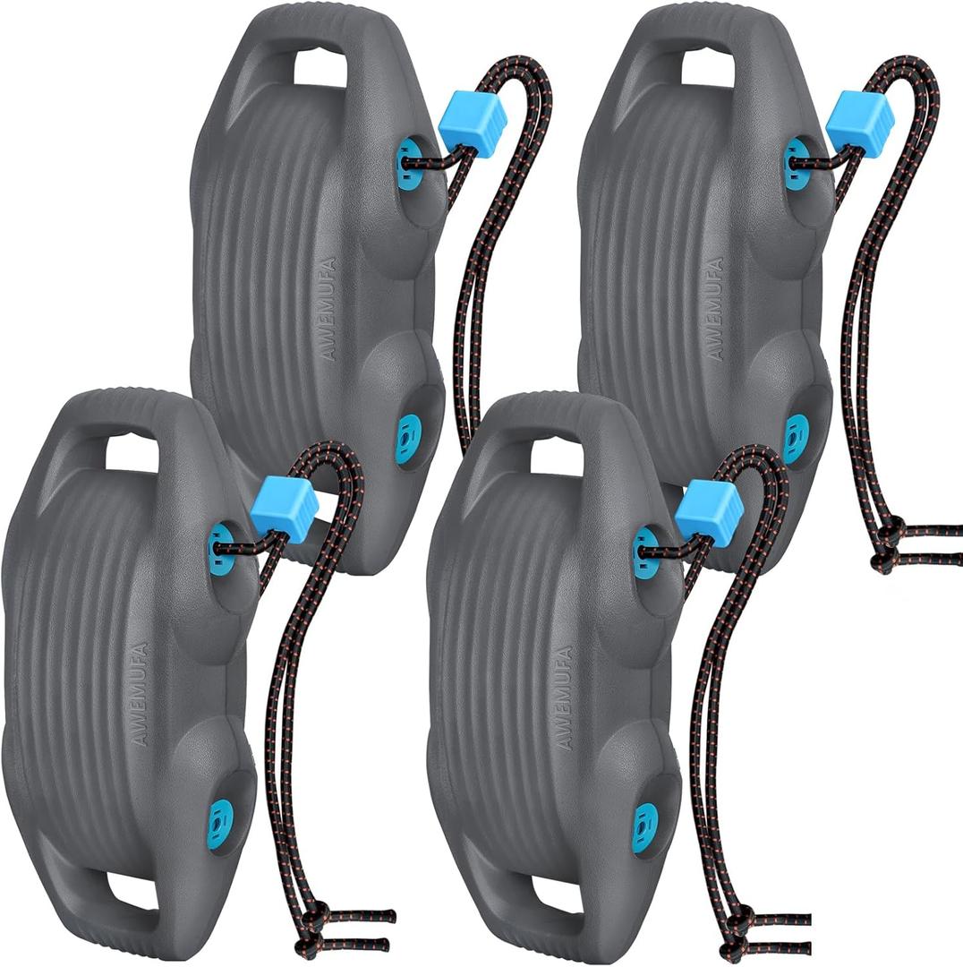 Boat Fenders Easy to Install Bumper for Docking Ideal Fender for Pontoon, Bass, Jet Ski and Fishing Boats (Gray) Boat Fenders Easy to Install Bumper for Docking Ideal Fender for Pontoon, Bass, Jet Ski and Fishing Boats (Gray)