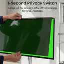 2-Pack Hanging Privacy Screen Protector for 23-24" Monitors, Removable & No Installation Required, 30 Privacy Filter, Effectively Blocks High-Energy 460nm Blue Light Dual Protection for Information Security & Eye Health (24"-16:9 (21.54"x12.60"))