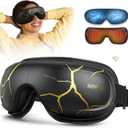 RENPHO Eye Massager with Heat and Cooling, Mother's Day/Birthday Gifts for Women/Men, Eyeris Kintsugi FSA/HSA Eligible Voice Control Eye Mask Massager for Migraines, Eye Care Device for Relaxation