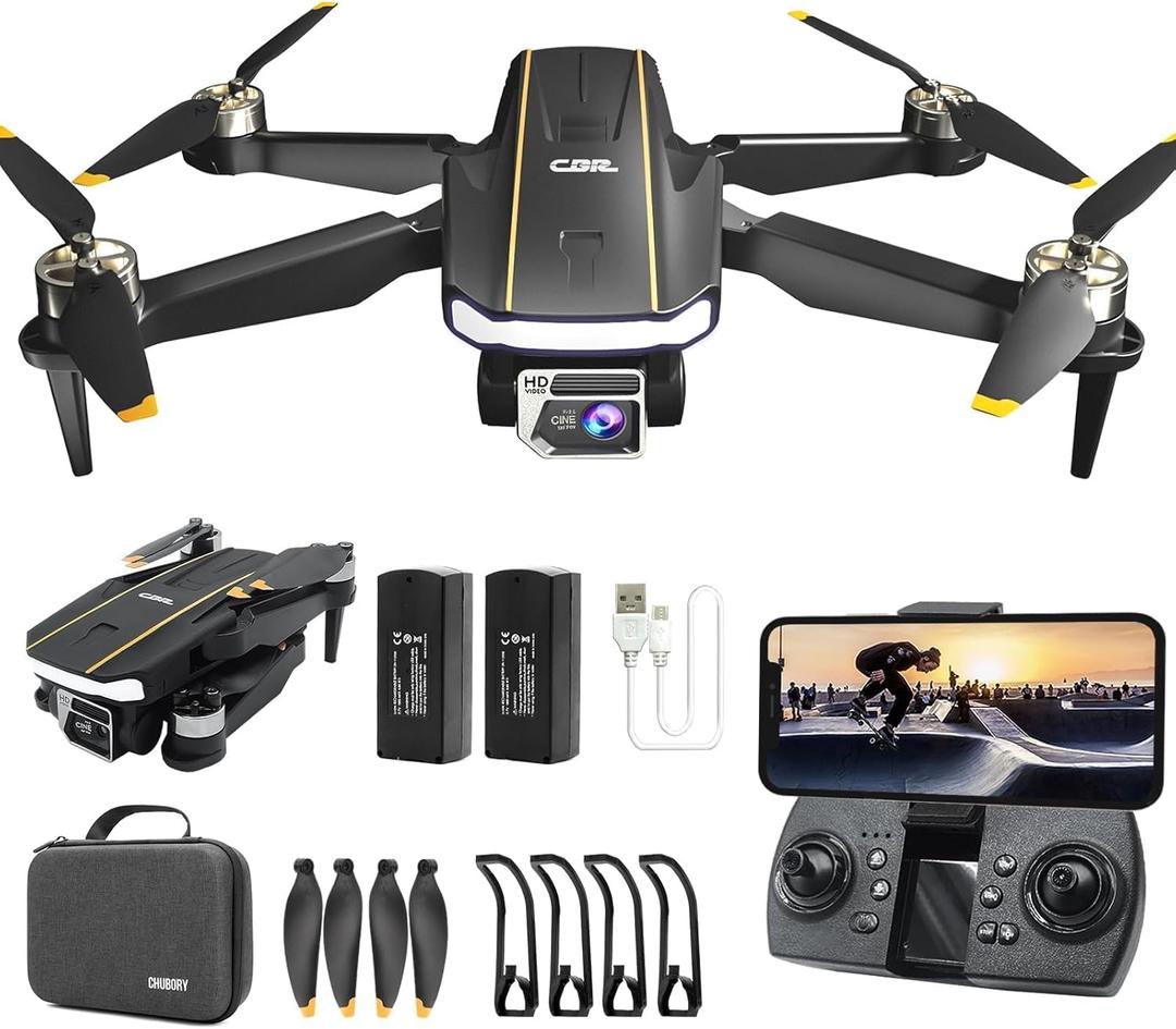 60+ Min Flight Time Super Endurance Drone with Camera for Adults 4K HD, Foldable WiFi Quadcopter Drones, 2650 FT Control Range, Brushless Motor, Auto Hover Mode, Follow Me Function (3 Batteries) for Beginners