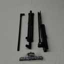 IRONTREE Music Stand - 2 in 1 Dual-Use Desktop Book Stand Folding Music Holder Portable and Lightweight with Clamp & Carrying Bag Suitable for Instrumental Performance (Black)