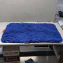 OLANLY Bathroom Rugs 30x20, Extra Soft Absorbent Chenille Bath Rugs, Rubber Backing Quick Dry, Machine Washable Bath Mats for Bathroom Floor, Tub and Shower, Home Decor Accessories, Royal Blue
